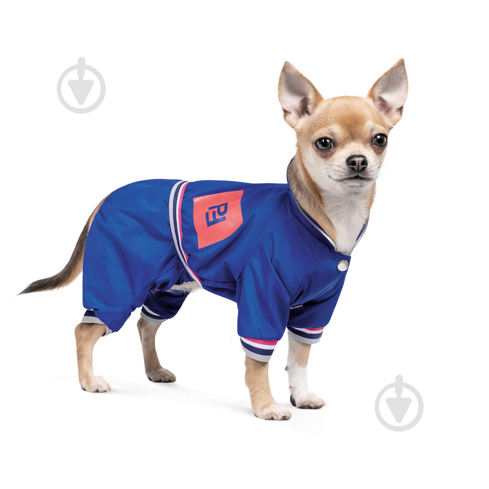 Дождевик Pet Fashion Silver XS-2 синий - фото 2