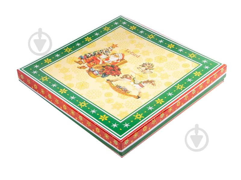 Тарелка обеденная Lefard Christmas Collection Red 21 см 986-135 - фото 2