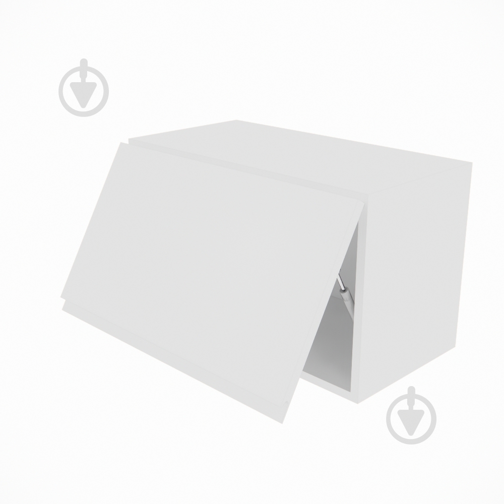 Шкаф Влада (А 60 (320)) белый шелк/белый Світ Меблів - фото 2 Шкаф Влада (А 60 (320)) белый шелк/белый Світ Меблів - фото 2