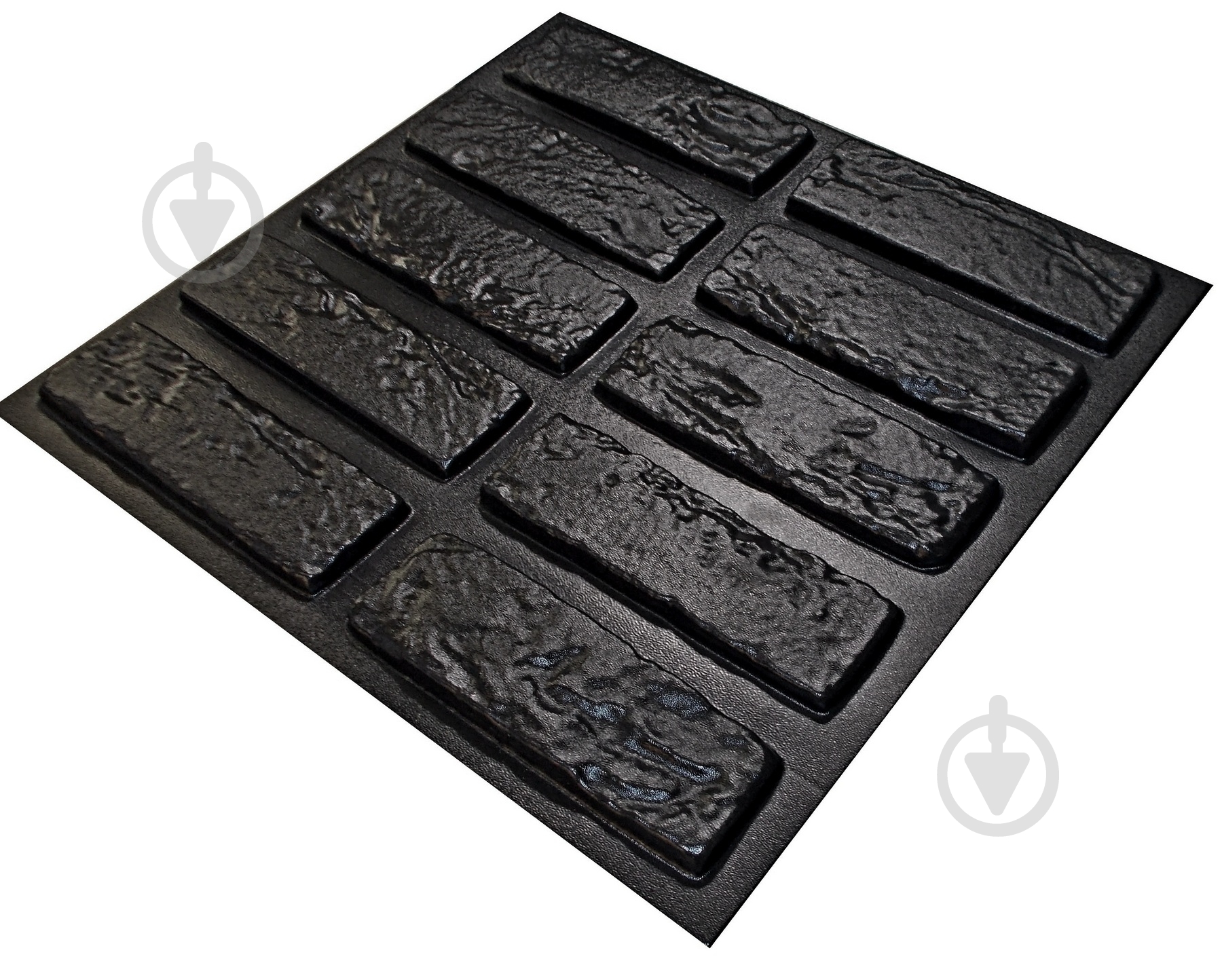 Форма для 3D плитки Pixus 3D Древний кирпич 450x400x10 мм - фото 1
