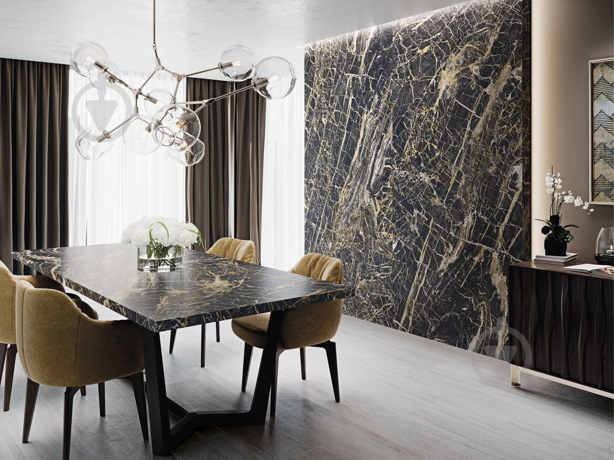 Плитка Cifre Black Golden Pulido 60x120 - фото 3