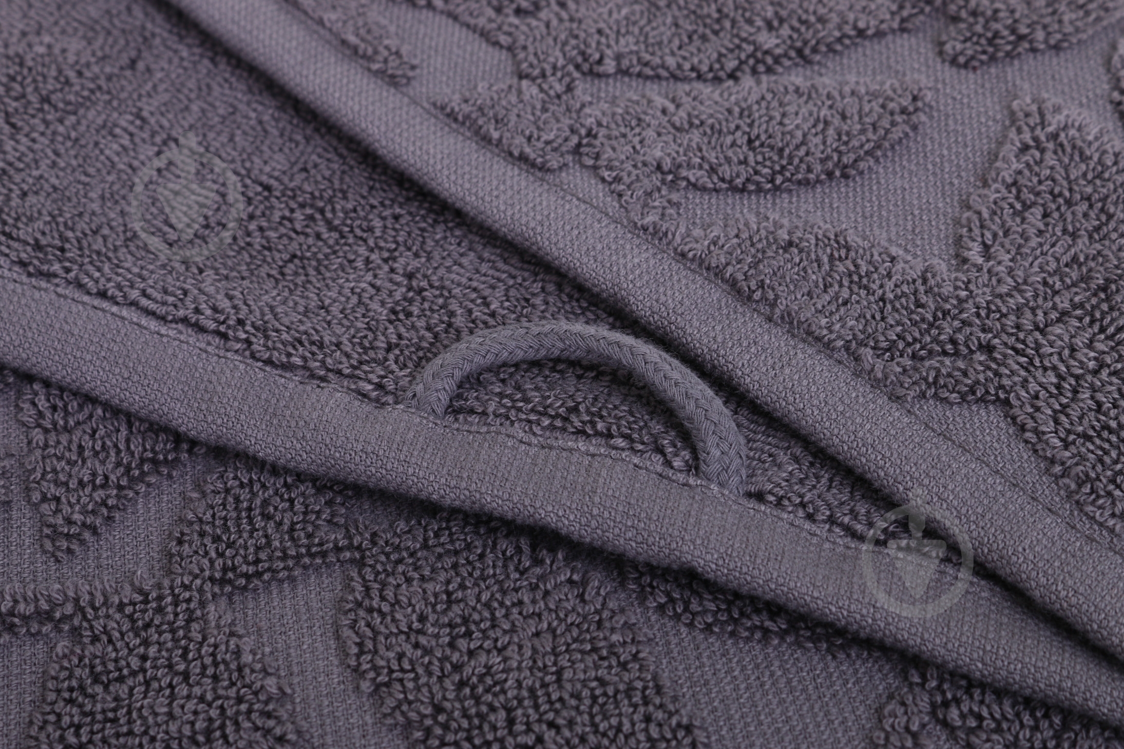 Полотенце Leaf 70x140 см антрацит ABC - фото 3 Полотенце Leaf 70x140 см антрацит ABC - фото 3