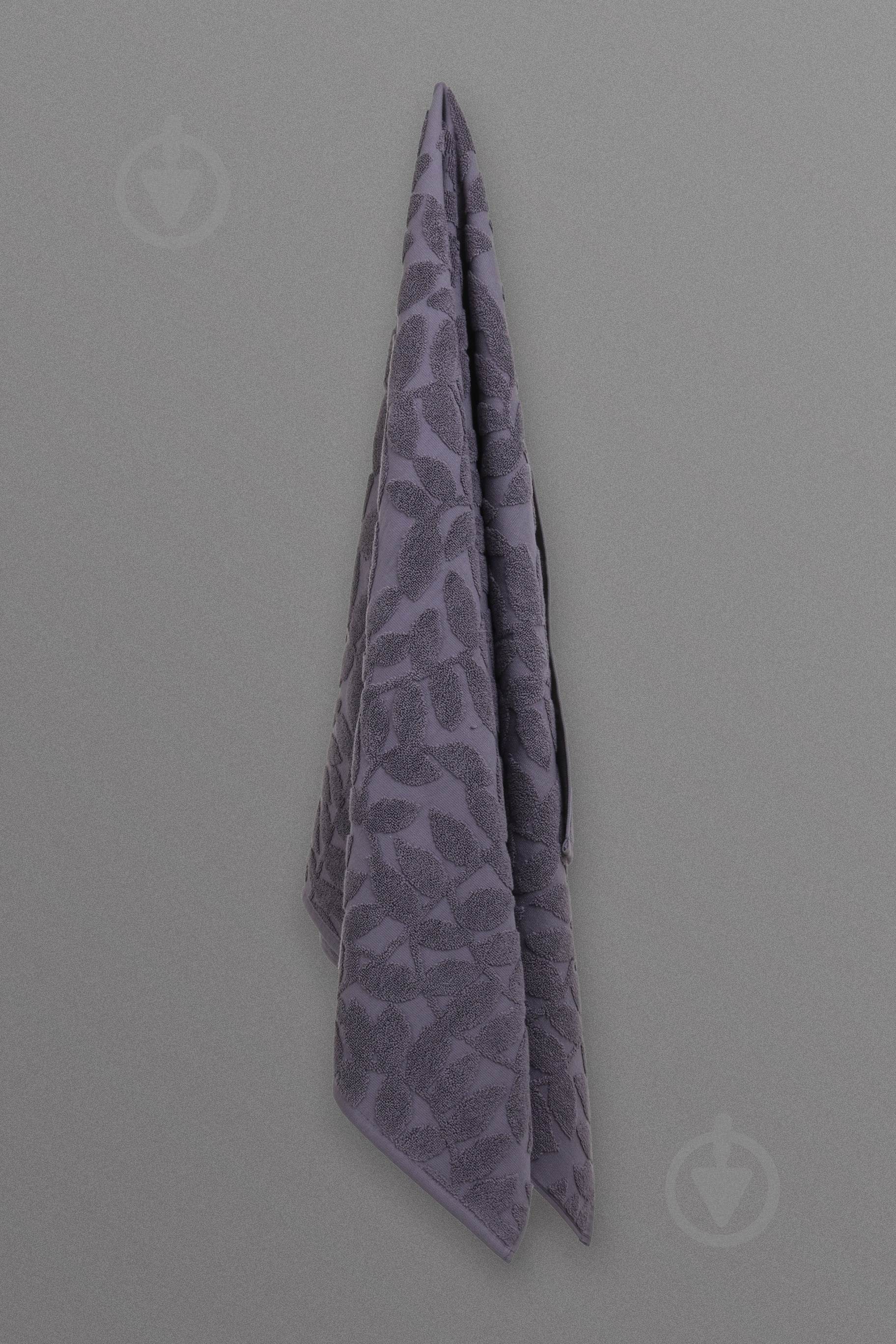 Полотенце Leaf 70x140 см антрацит ABC - фото 4 Полотенце Leaf 70x140 см антрацит ABC - фото 4