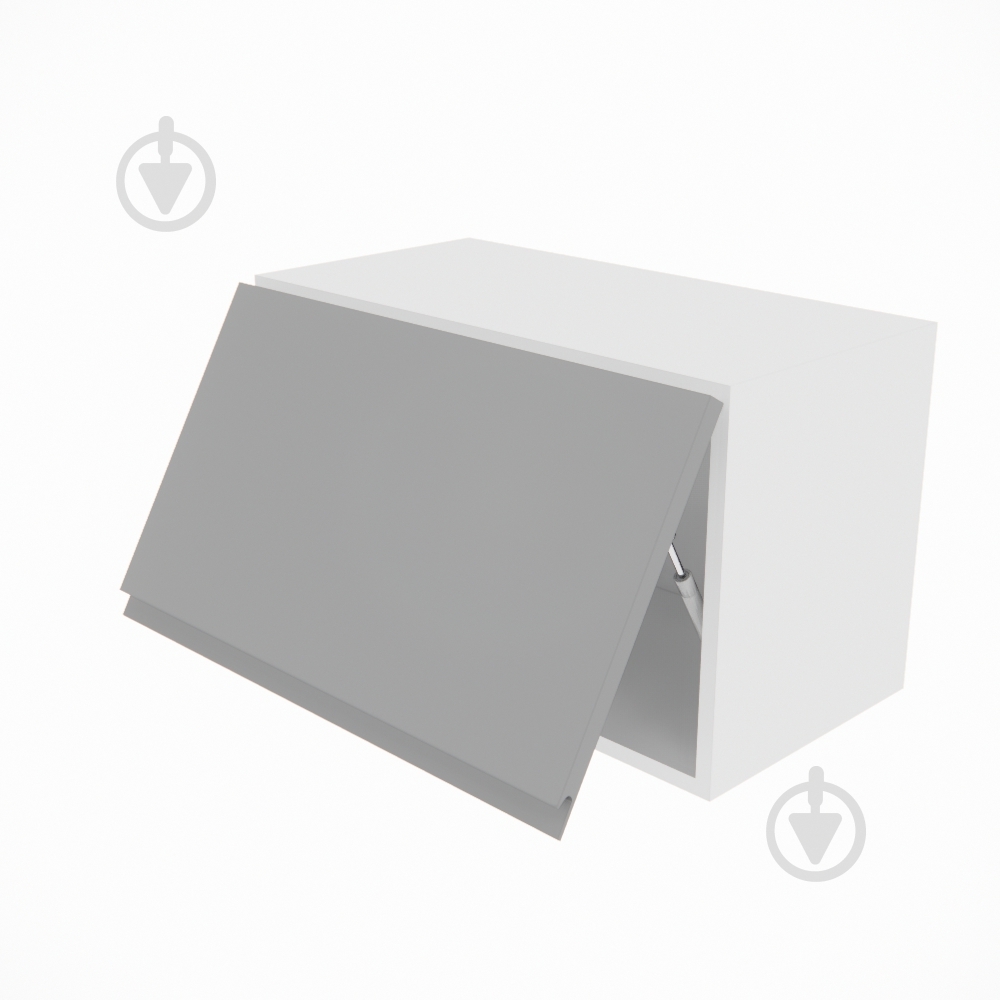 Шкаф Влада (А 60 (320)) серый бархат/белый Світ Меблів - фото 2 Шкаф Влада (А 60 (320)) серый бархат/белый Світ Меблів - фото 2