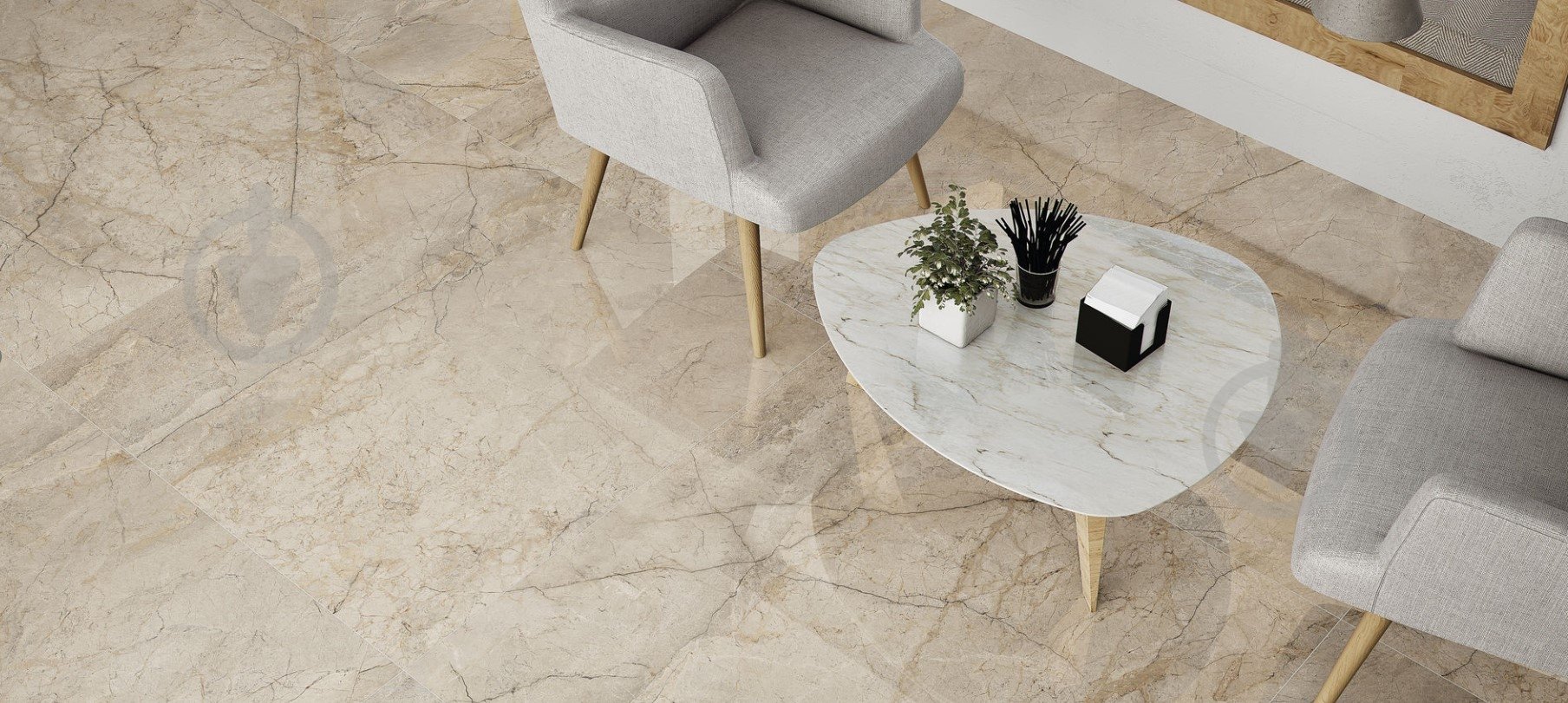 Плитка Cifre Egeo Pearl Pulido 60x120 см - фото 3