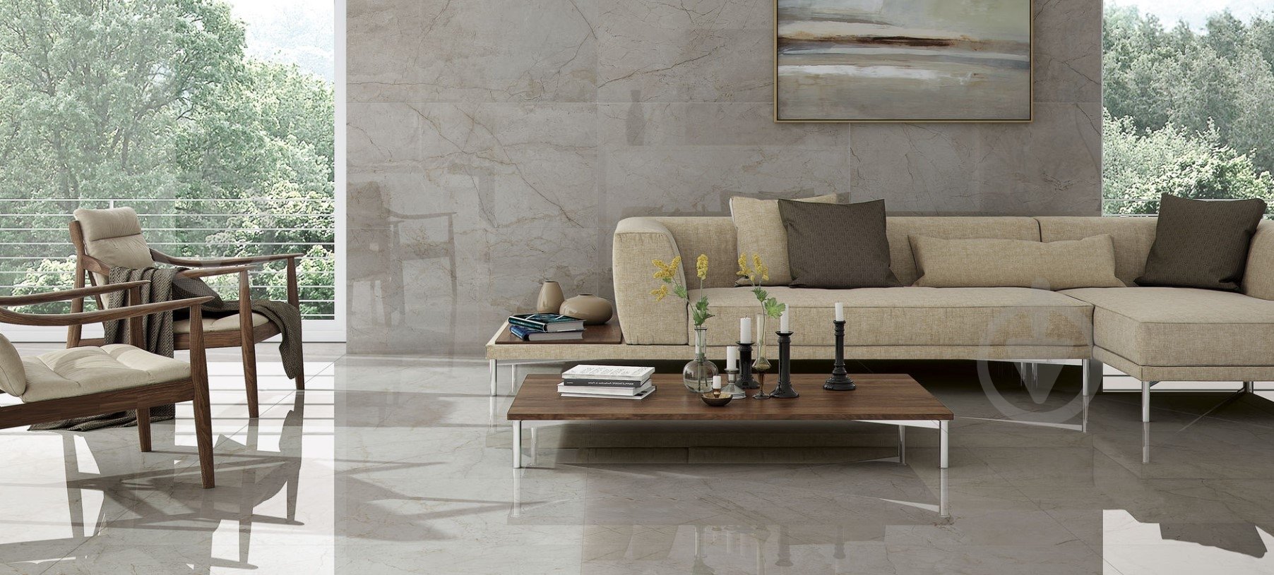 Плитка Cifre Egeo Pearl Pulido 60x120 см - фото 5