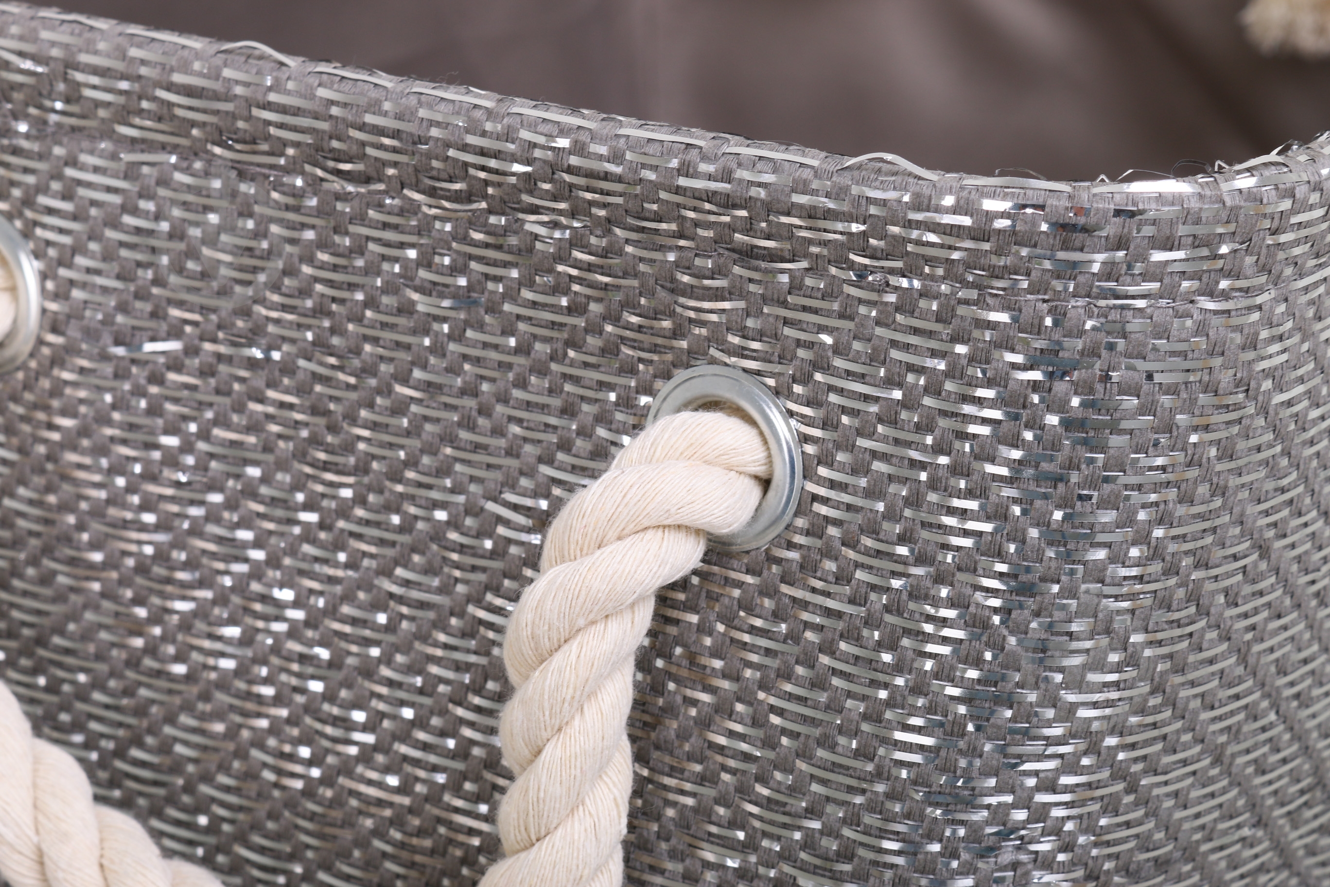 Корзина Dark Silver 32х26х16 см серый - фото 3 Корзина Dark Silver 32х26х16 см серый - фото 3