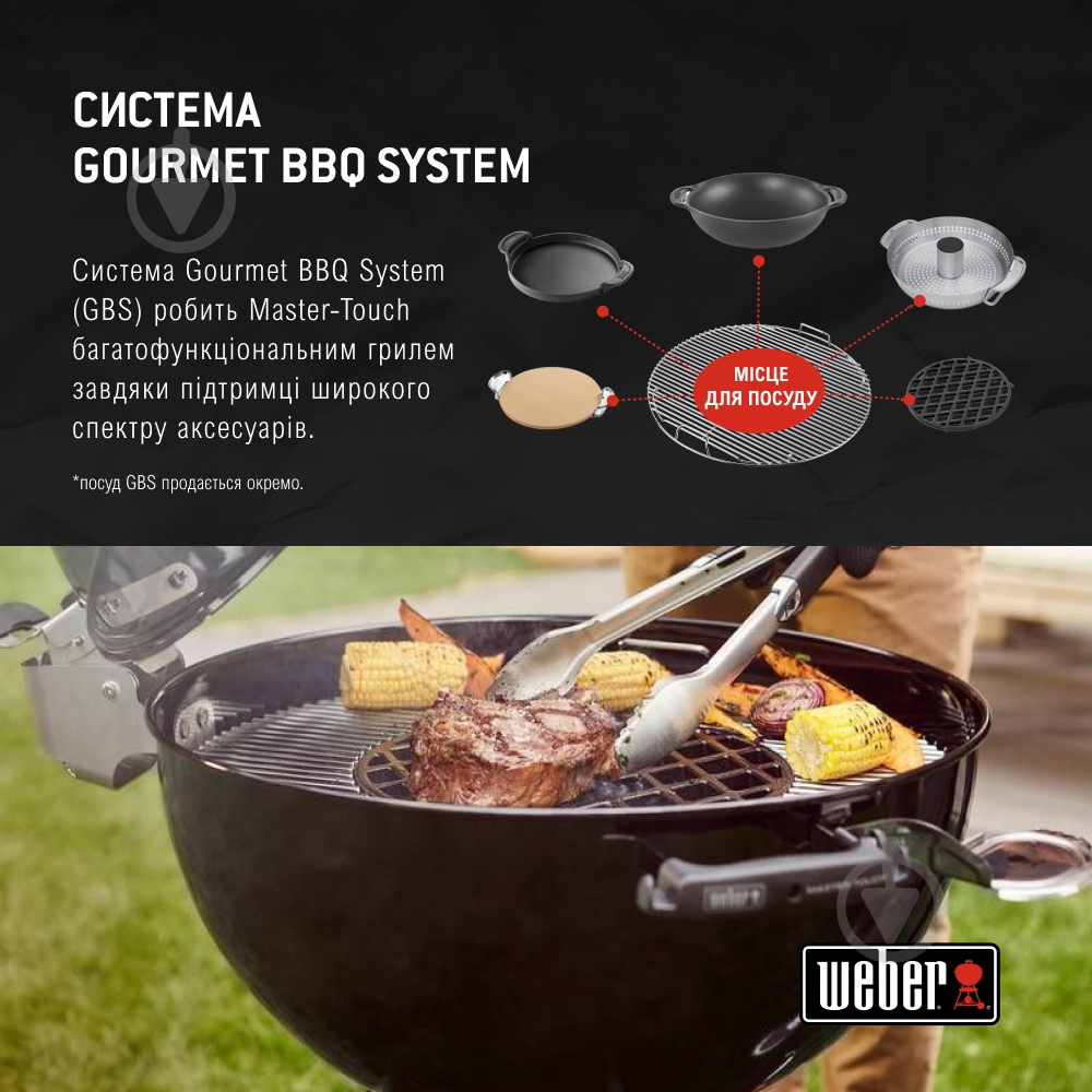 Гриль угольный Master-Touch Premium E-5770 17301004 - фото 5