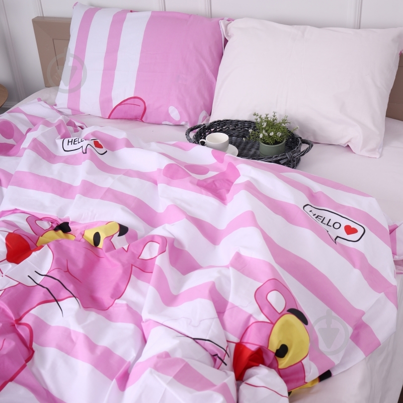 Наволочка бязь 17-0110 Pink Pantere 50x70 см мульти MirSon - фото 3 Наволочка бязь 17-0110 Pink Pantere 50x70 см мульти MirSon - фото 3