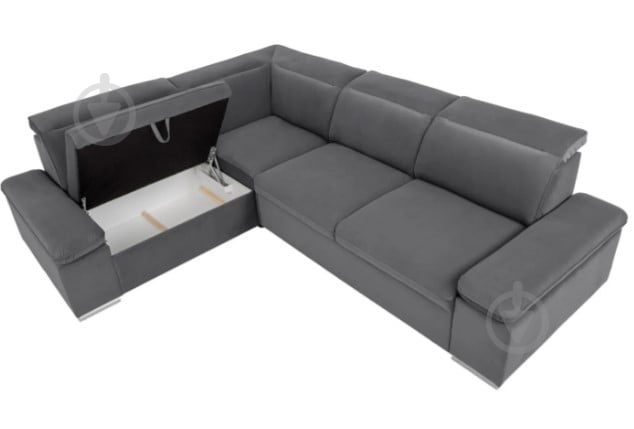 Диван угловой BRW DARBY левый угол серый 2680x2180x940 мм - фото 5 Диван угловой BRW DARBY левый угол серый 2680x2180x940 мм - фото 5