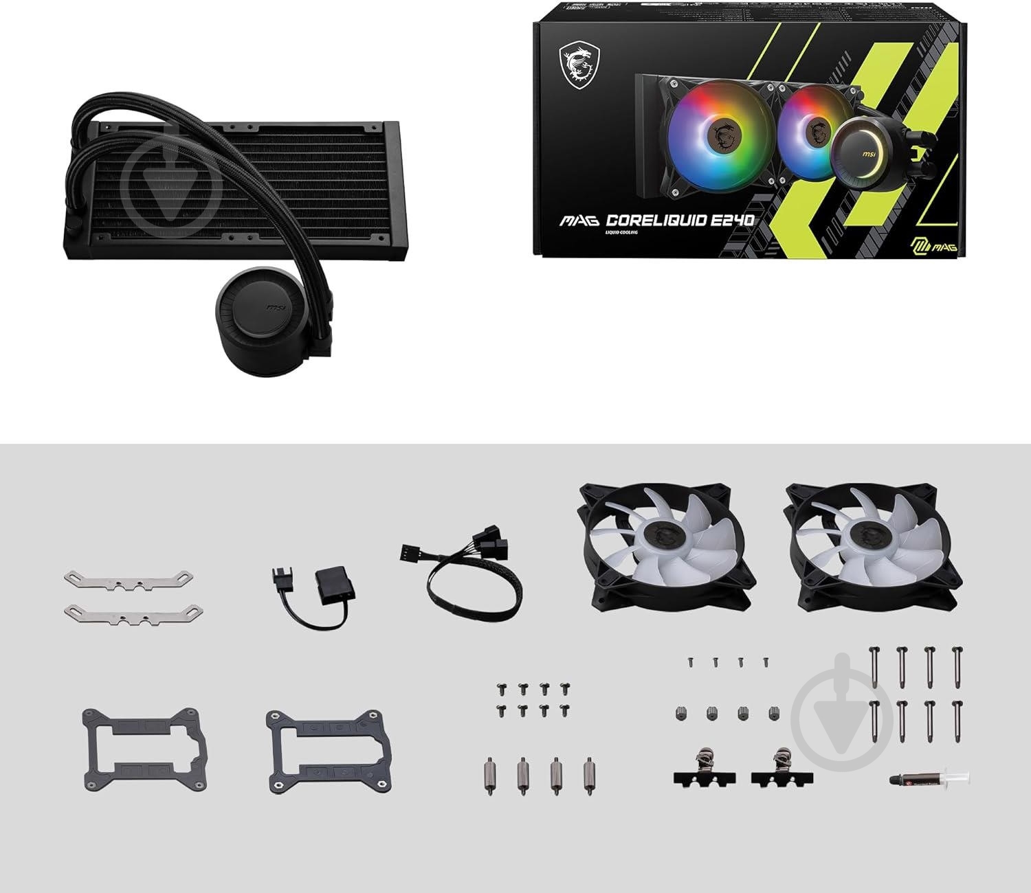 Система водного охлаждения MSI MAG CoreLiquid E240 - фото 4