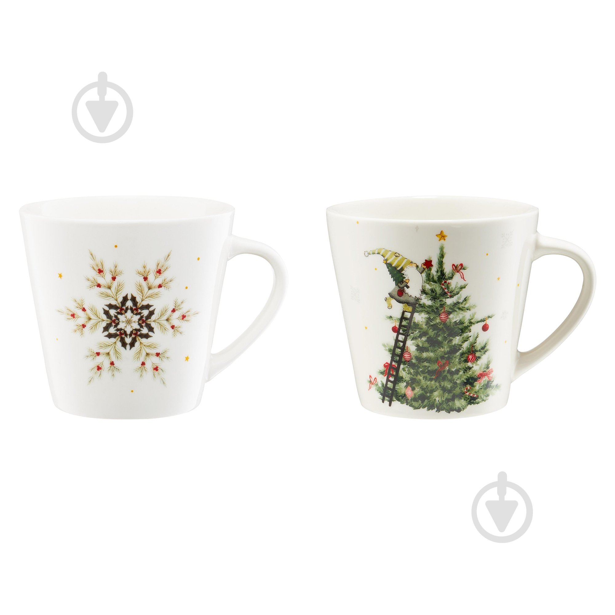 Набір чашок Ambition Christmas Tree 320 мл 2 шт. - фото 1