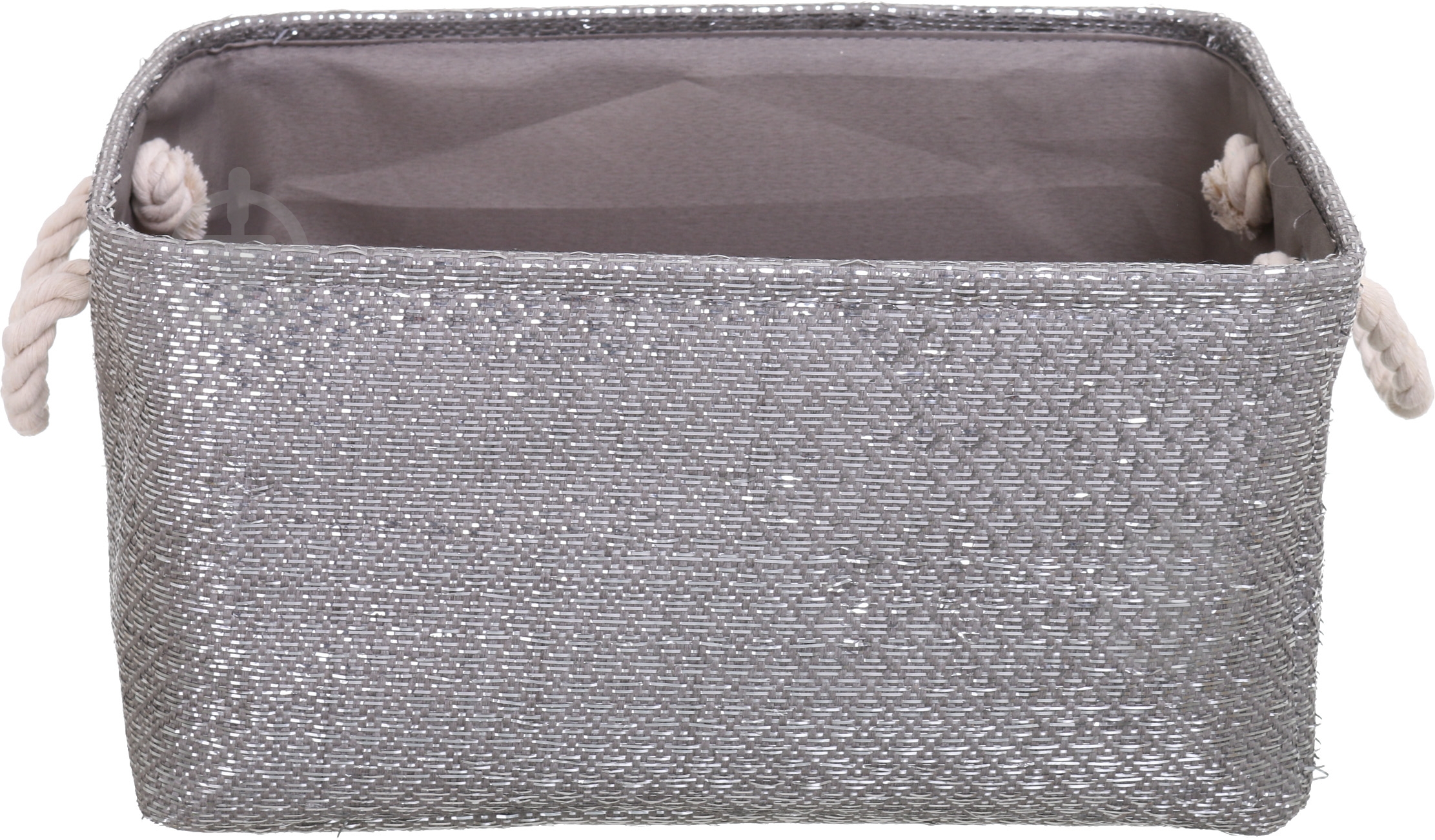Кошик Dark Silver 40х30х20 см сірий - фото 2 Кошик Dark Silver 40х30х20 см сірий - фото 2