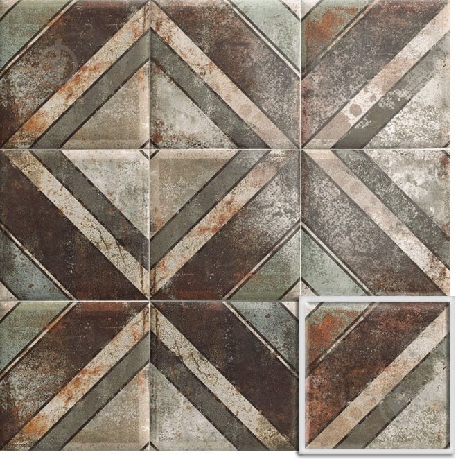 Плитка Mainzu Tin-Tile Diagonal 20x20 см - фото 1