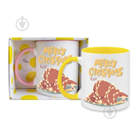 Чашка GGP New Year Bear 320 мл 76000691 - фото 1