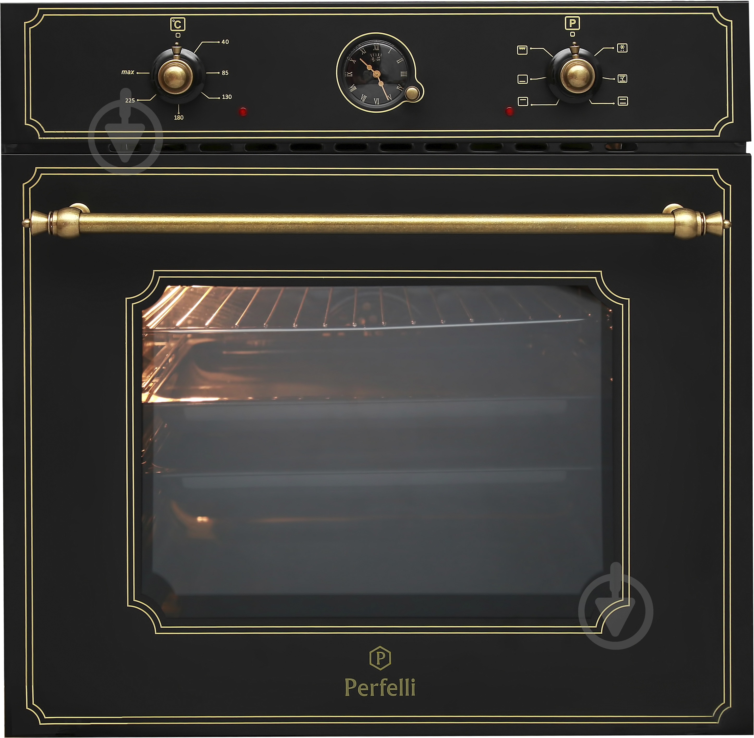 Духовой шкаф Perfelli BOE 6644 BL RETRO - фото 2