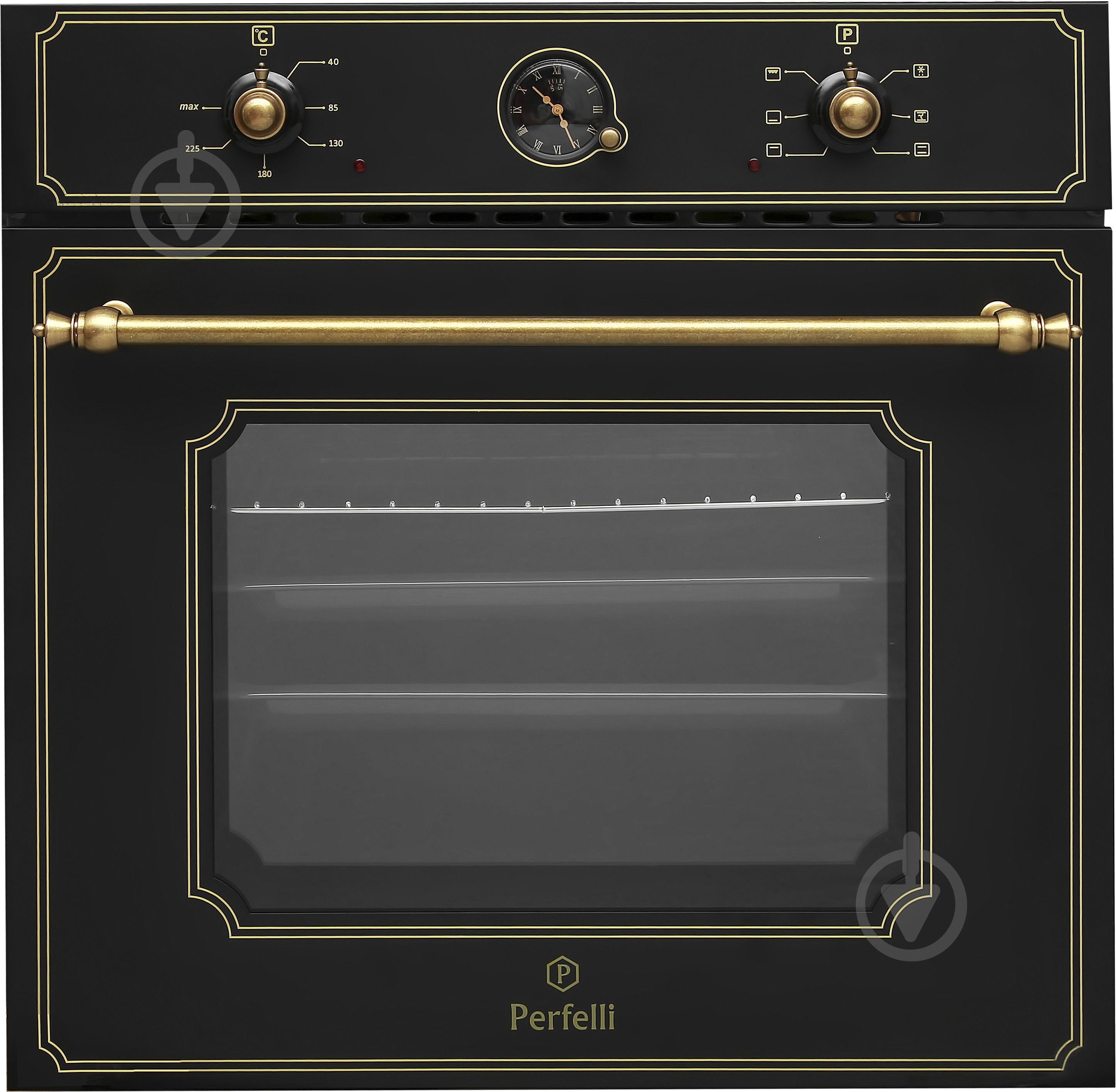 Духовой шкаф Perfelli BOE 6644 BL RETRO - фото 1