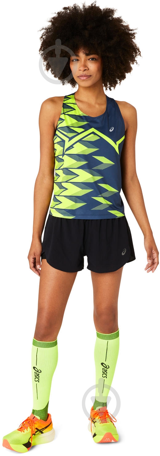Майка Asics LIGHT GRAPHIC TANK 2012D094-400 р.M сине-салатовый - фото 6