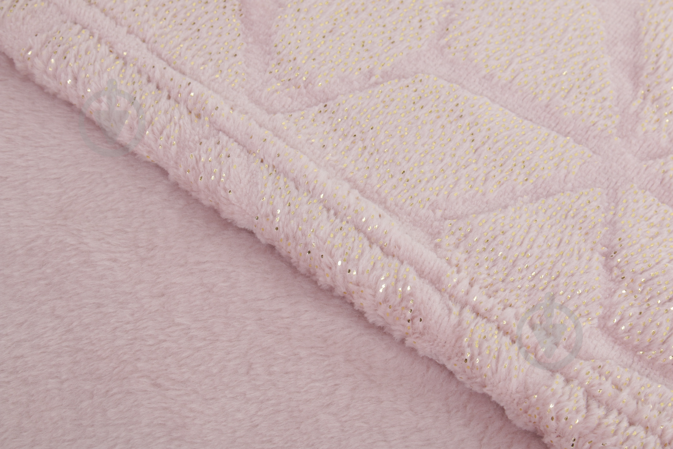 Плед Basic Shine Rhombus 200x220 см розовый La Nuit - фото 3