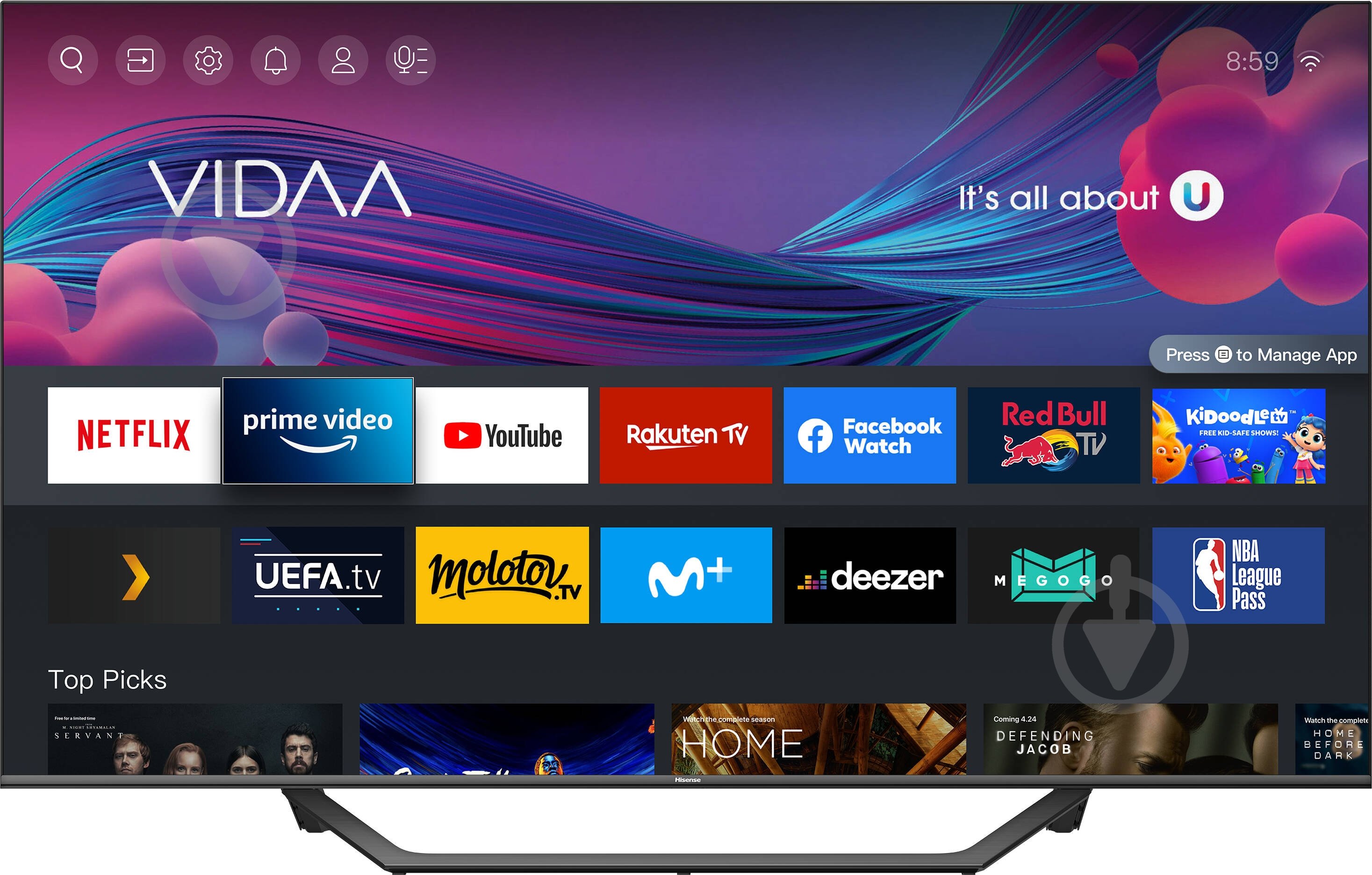 Телевізор Hisense 43A7GQ - фото 4