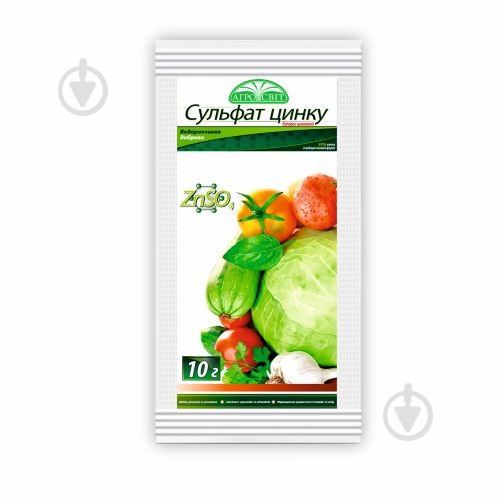 Удобрение Сульфат цинка 10 г - фото 1 Удобрение Сульфат цинка 10 г - фото 1