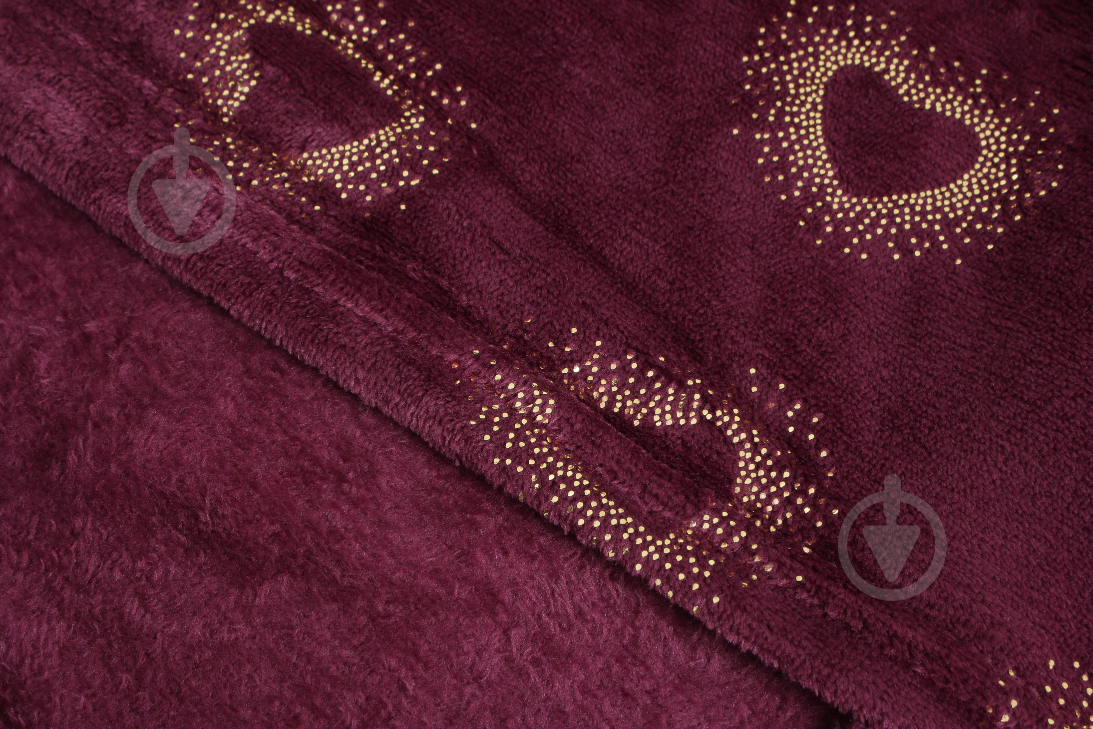 Плед Basic Shine Hearts 160x200 см Бордо La Nuit - фото 2