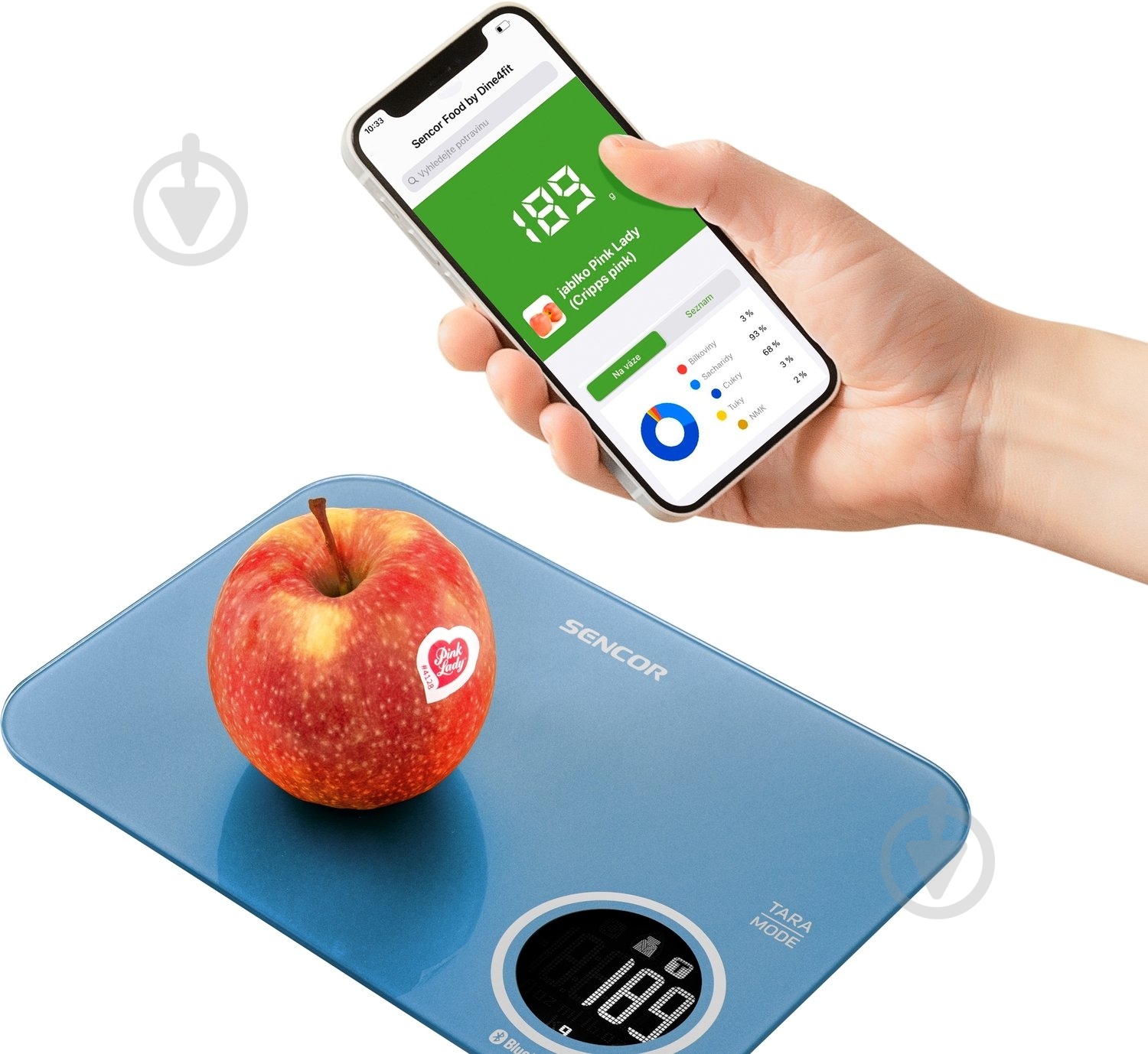 Весы кухонные Sencor SKS7072BL - фото 8