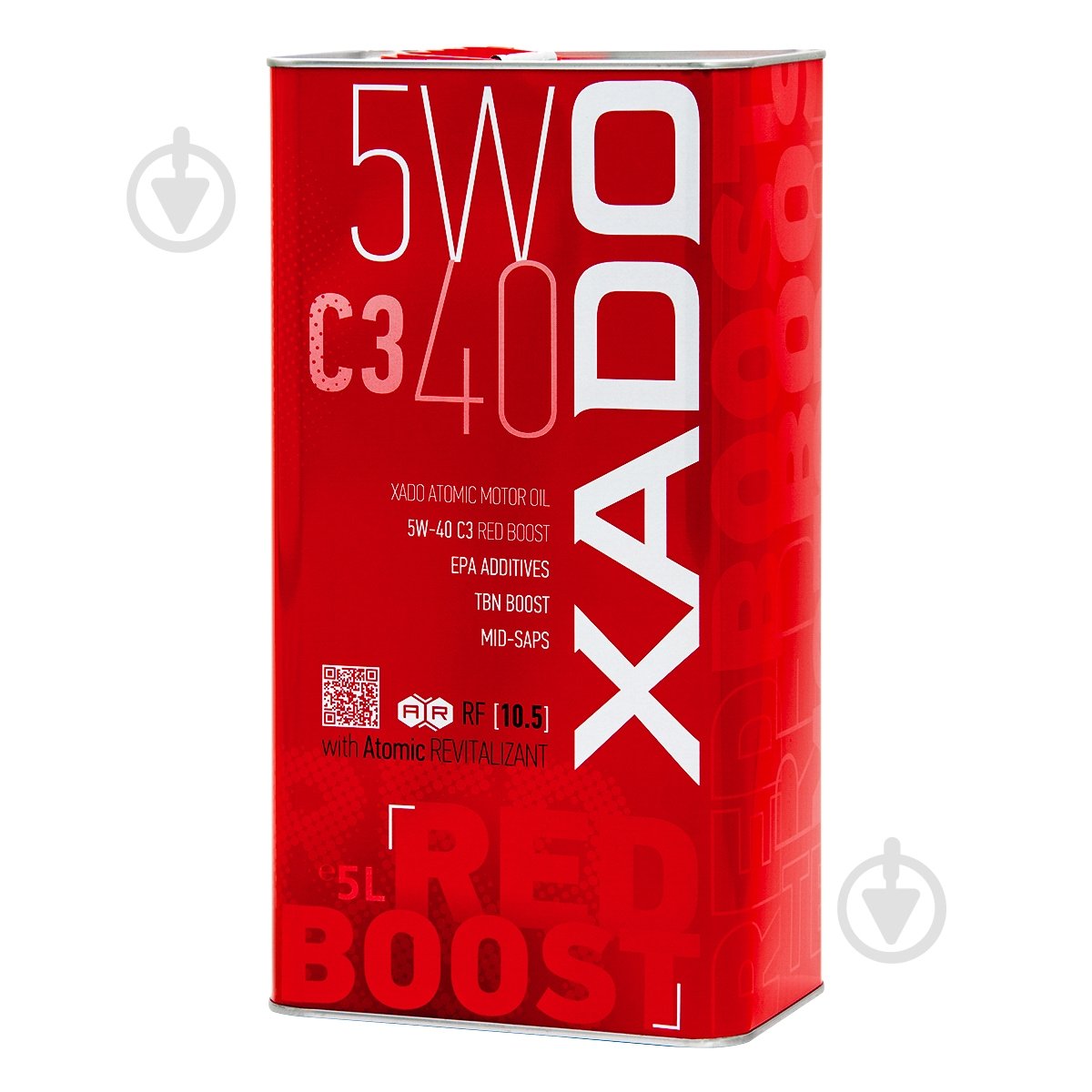 Моторна олива синтетична XADO Atomic Oil C3 RED BOOST 5W-40 5 л (XA 26322) - фото 3
