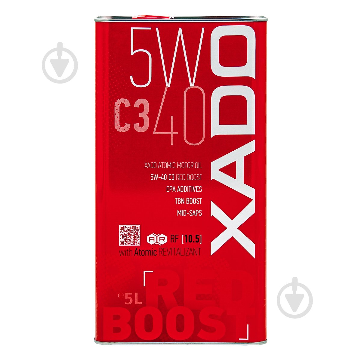 Моторна олива синтетична XADO Atomic Oil C3 RED BOOST 5W-40 5 л (XA 26322) - фото 1