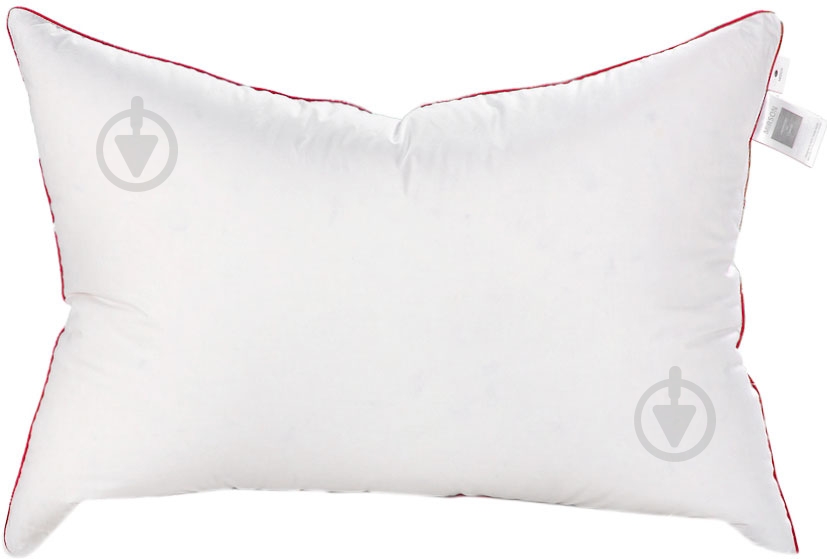 Подушка №0520 DeLuxe шовк середня MirSon 60x60 см білий - фото 1