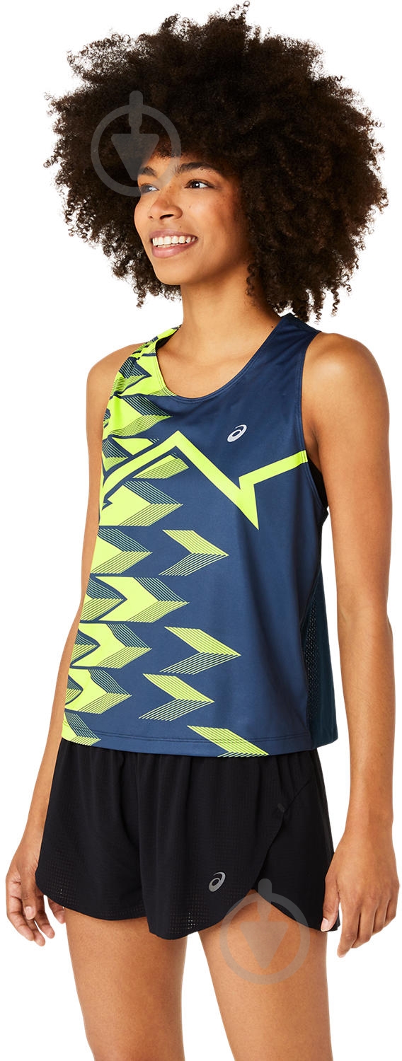 Майка Asics LIGHT GRAPHIC TANK 2012D094-400 р.XS сине-салатовый - фото 3 Майка Asics LIGHT GRAPHIC TANK 2012D094-400 р.XS сине-салатовый - фото 3