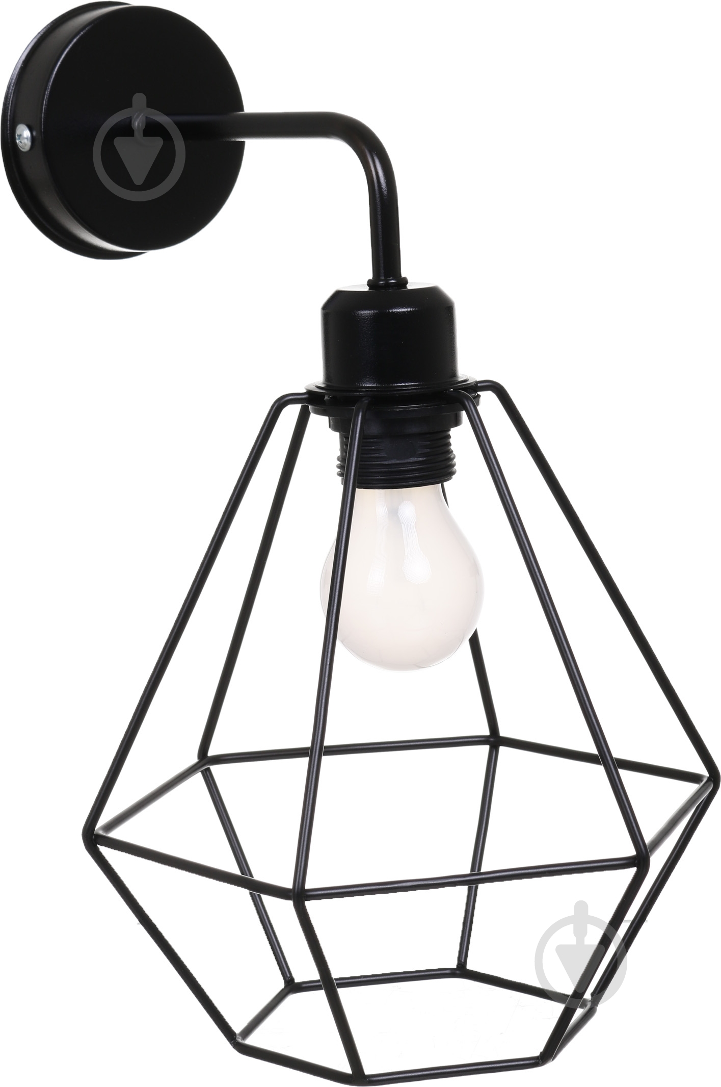 Бра Lamperia НББ 60-002-002 Iron Mini Crystal 1x40 Вт E27 хром - фото 1