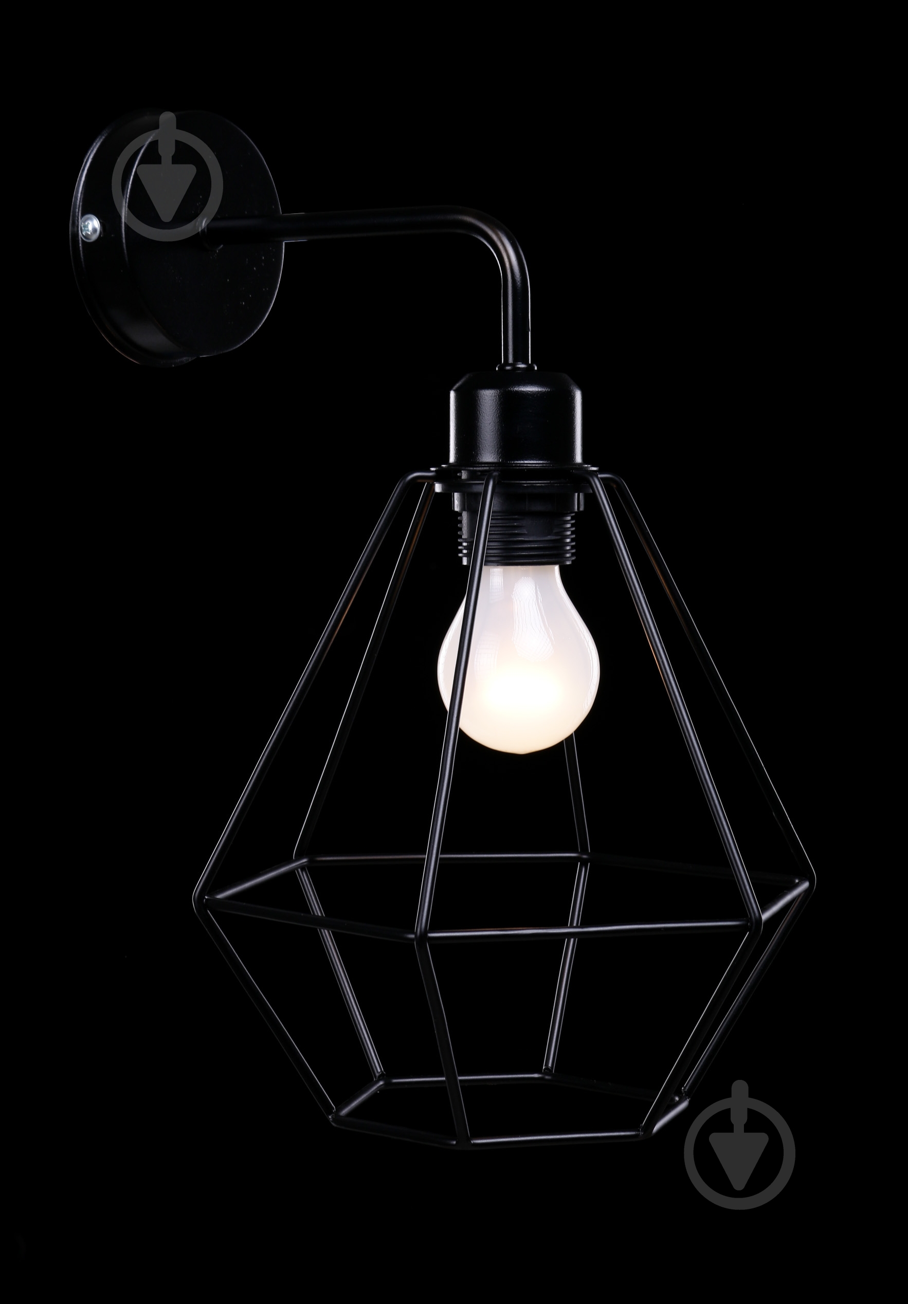 Бра Lamperia НББ 60-002-002 Iron Mini Crystal 1x40 Вт E27 хром - фото 2