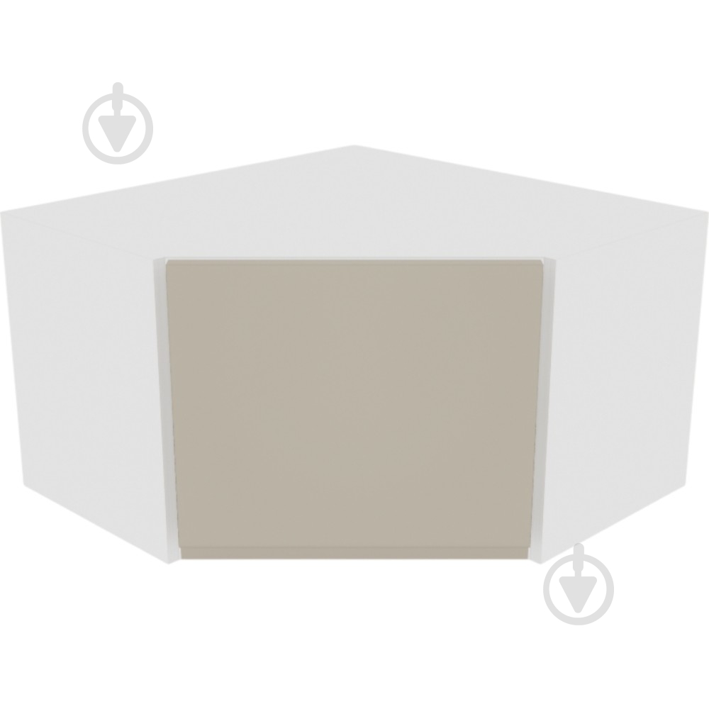 Шкаф Влада (А 60х60 (320)правая) айвори/белый Світ Меблів - фото 1 Шкаф Влада (А 60х60 (320)правая) айвори/белый Світ Меблів - фото 1