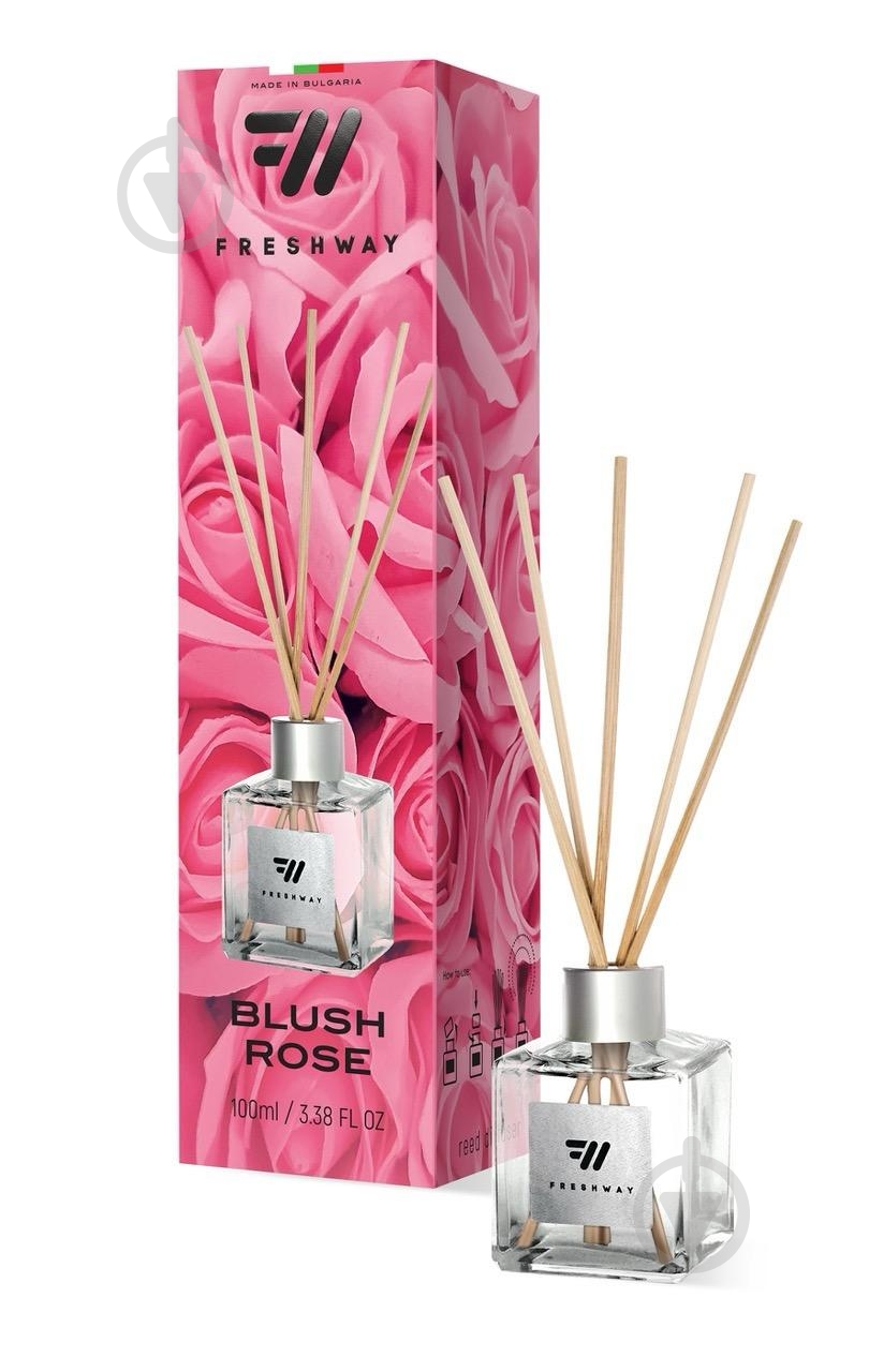 Аромадиффузор FRESHWAY BLUSH ROSE румяная роза - фото 1