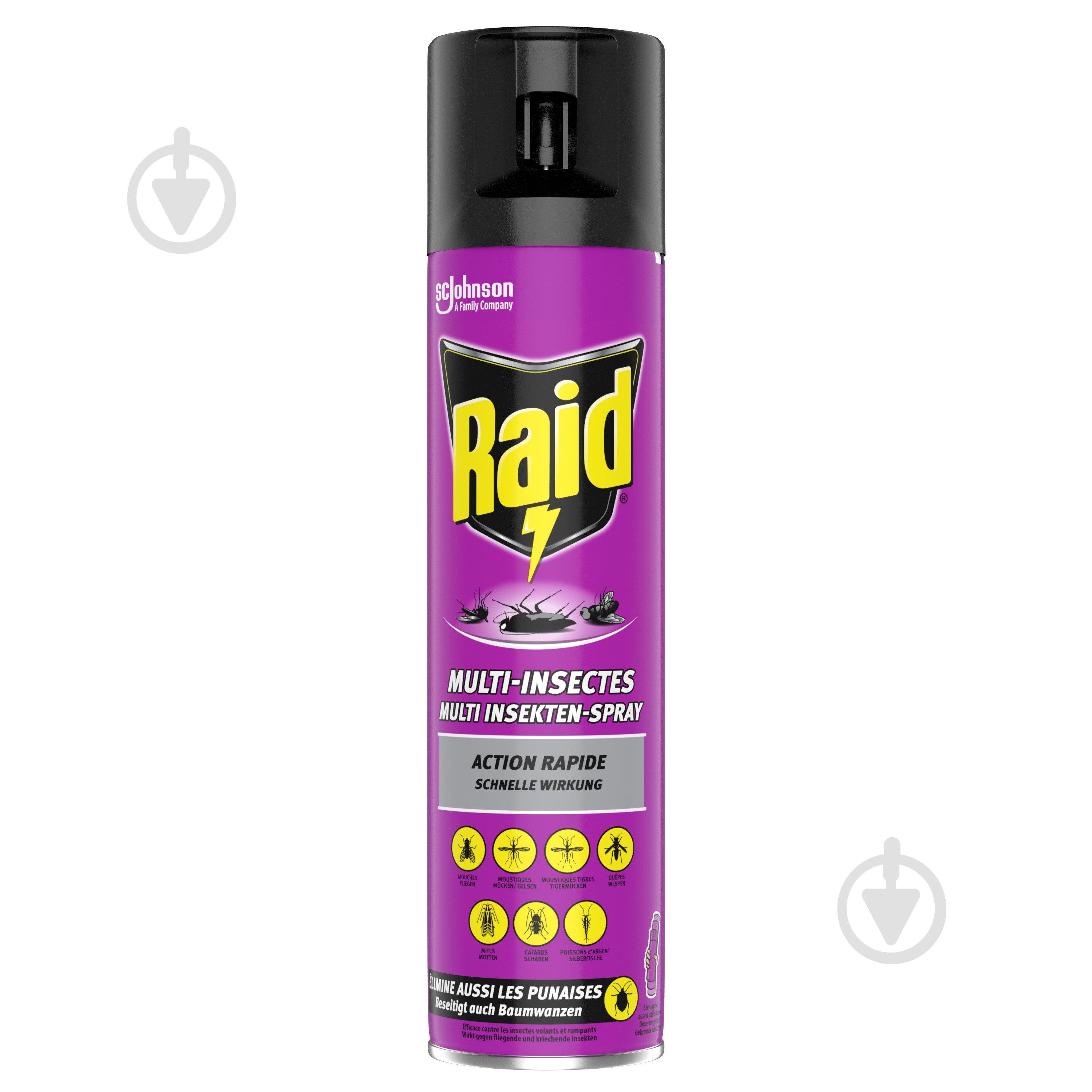 Аэрозоль Raid против летающих и ползающих насекомых 400 мл - фото 1 Аэрозоль Raid против летающих и ползающих насекомых 400 мл - фото 1