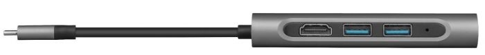 USB-хаб Trust Dalyx 7-IN-1 USB-C Aluminium - фото 2