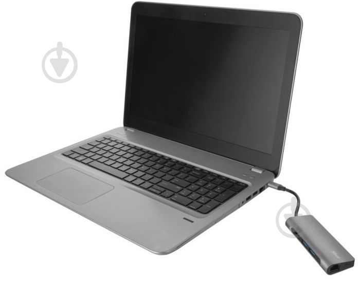 USB-хаб Trust Dalyx 7-IN-1 USB-C Aluminium - фото 5