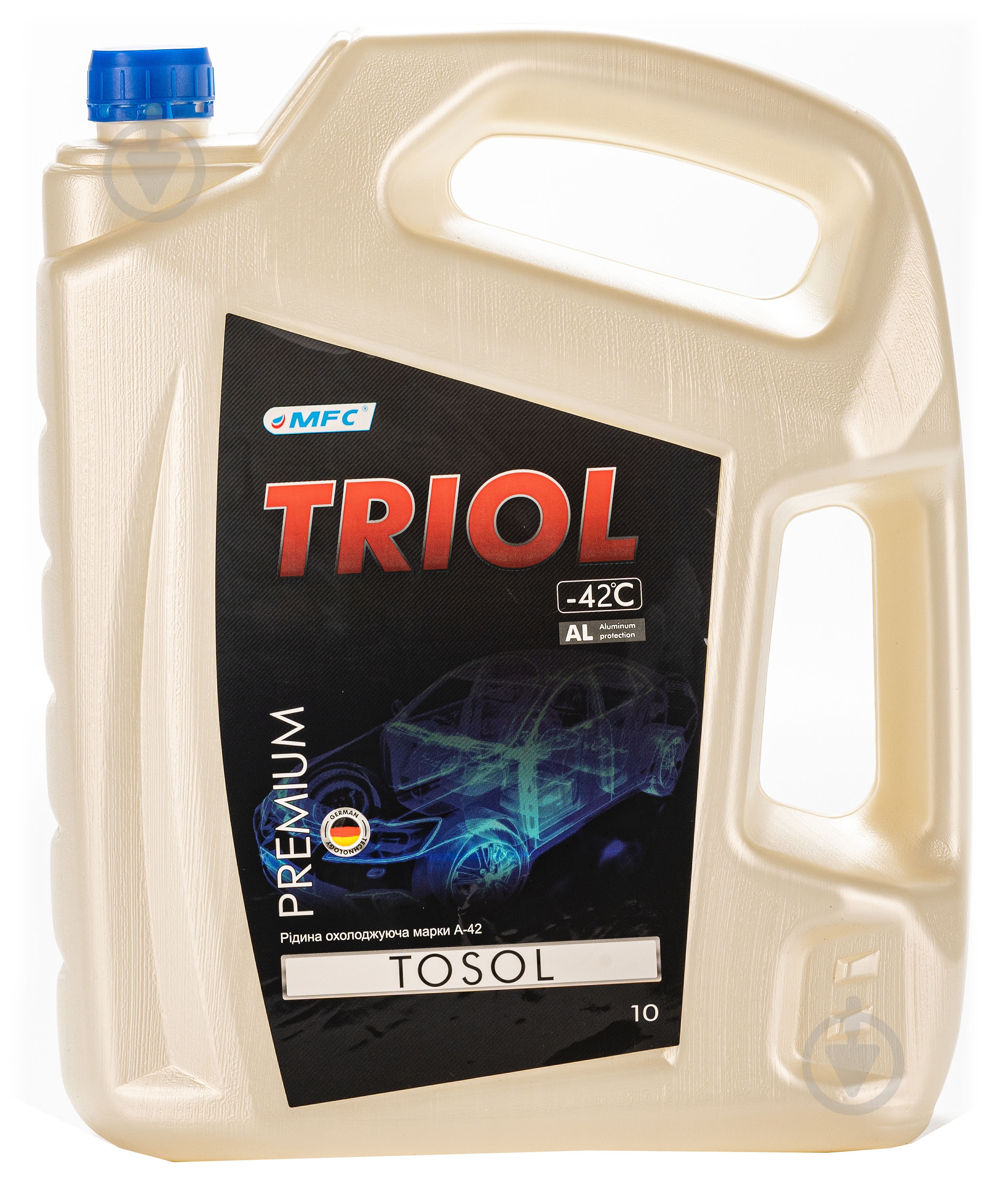 Тосол MFC Тосол А-40М TRIOL Premium від -40 до +110 готовий 10 л - фото 1
