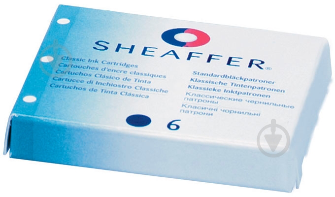 Набір картриджів синій Sh962230 Sheaffer 6 шт. - фото 1 Набір картриджів синій Sh962230 Sheaffer 6 шт. - фото 1