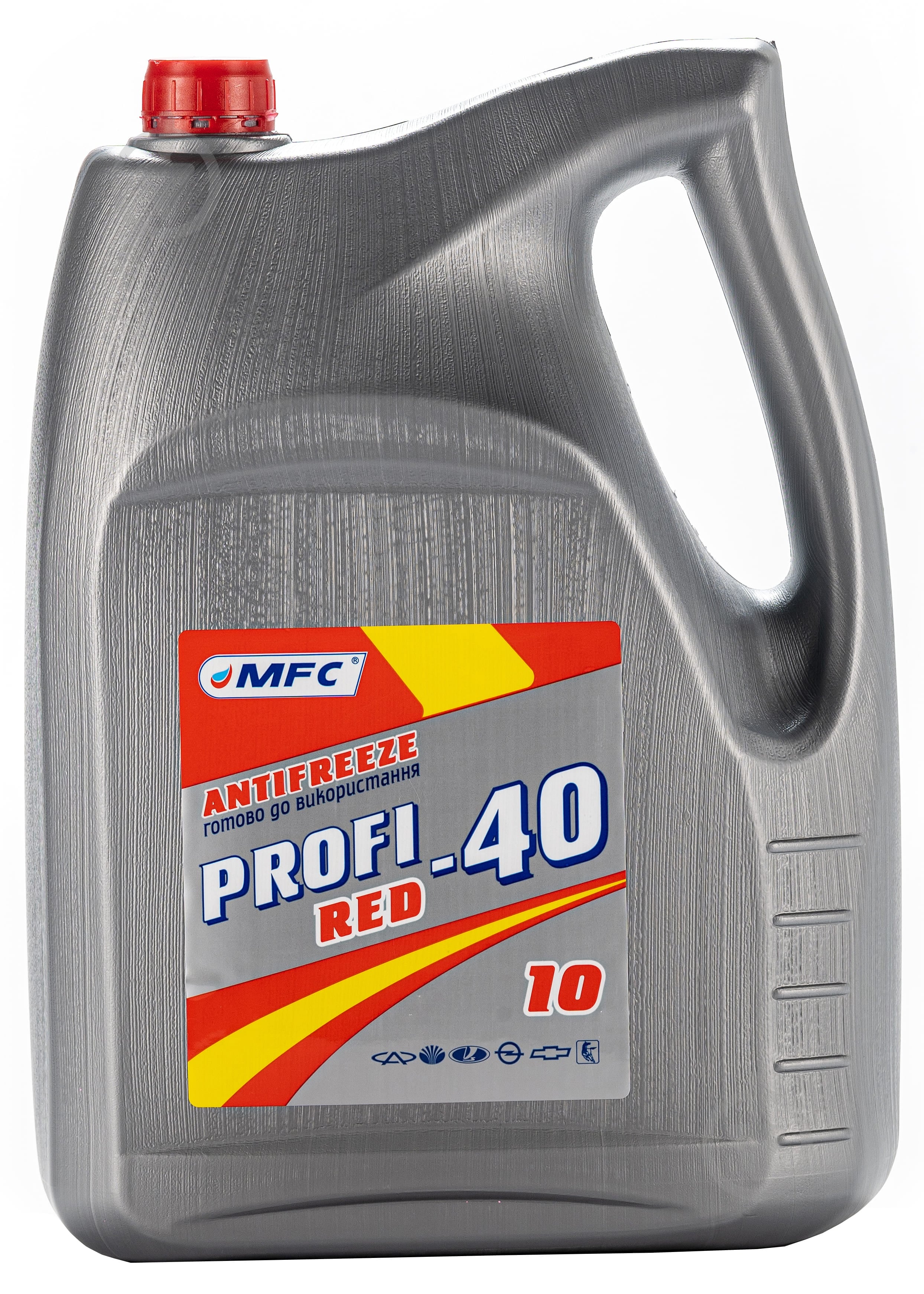 Антифриз MFC PROFI от -35 до +108 готовый 10 л красный - фото 1