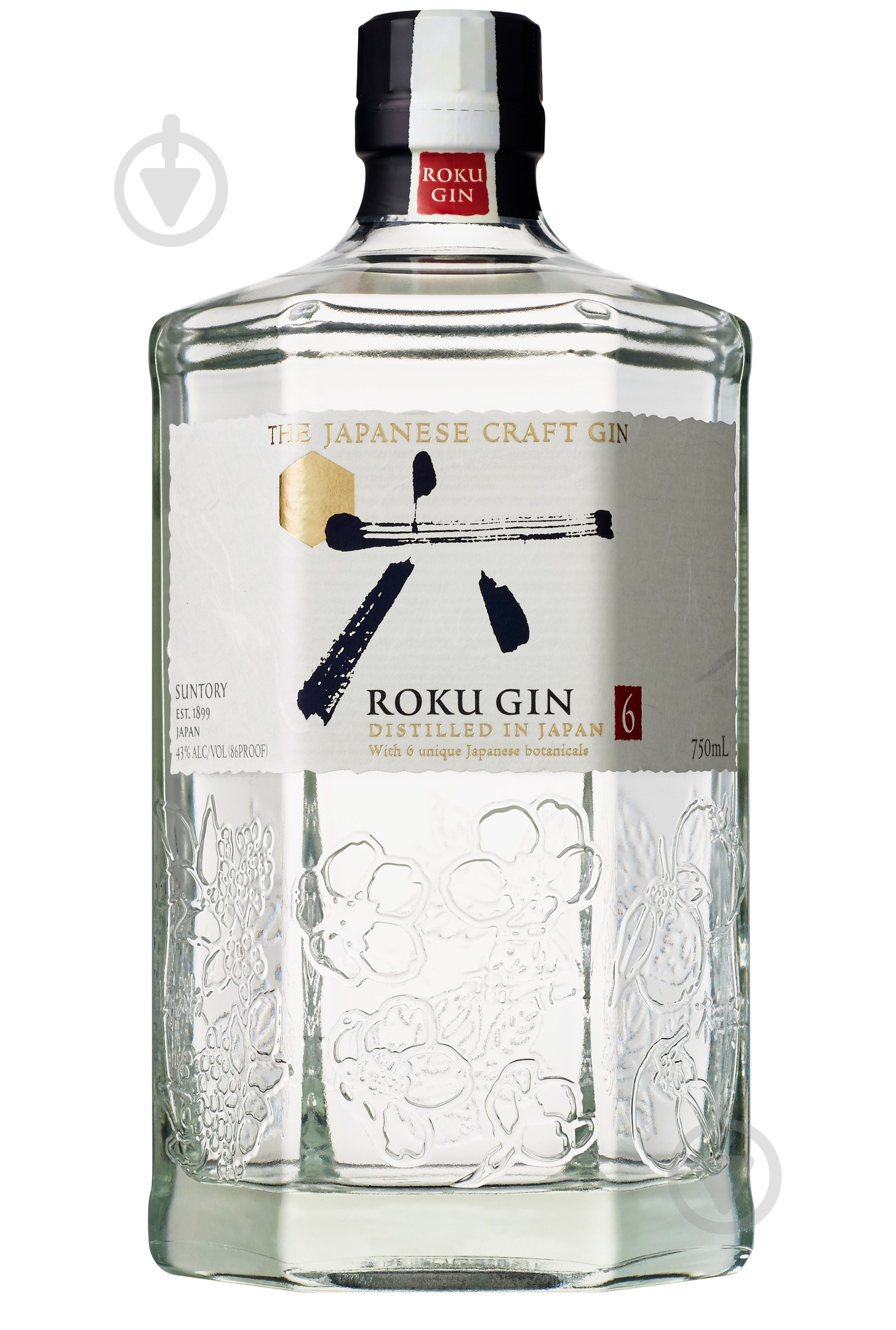 Джин Roku Японский 0,7 л - фото 1 Джин Roku Японский 0,7 л - фото 1