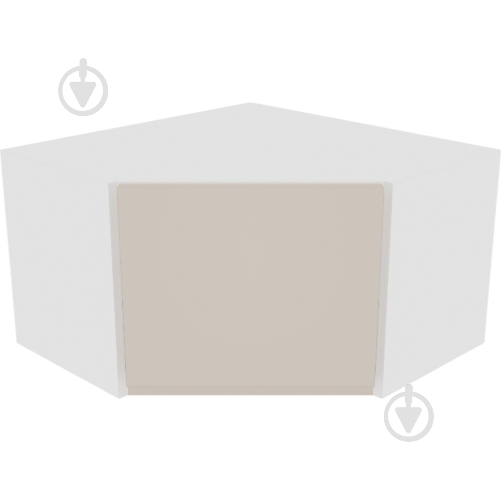 Шкаф Влада (А 60х60 (320)правая) пломбир/белый Світ Меблів - фото 1 Шкаф Влада (А 60х60 (320)правая) пломбир/белый Світ Меблів - фото 1