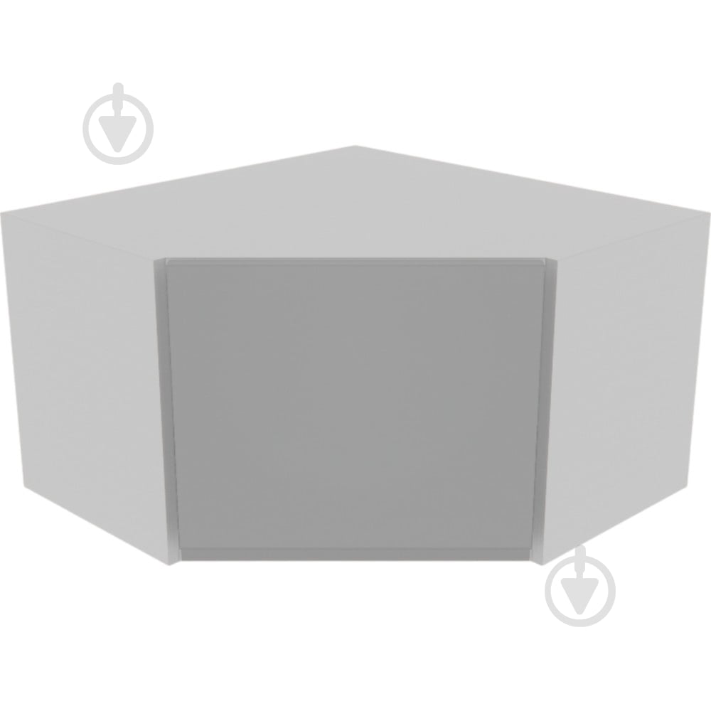 Шкаф Влада (А 60х60 (320)левая) серый бархат/пепельный Світ Меблів - фото 1 Шкаф Влада (А 60х60 (320)левая) серый бархат/пепельный Світ Меблів - фото 1