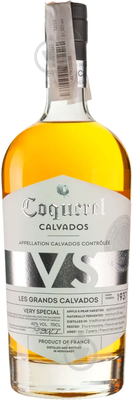 Кальвадос Coquerel VS 0,7 л - фото 1