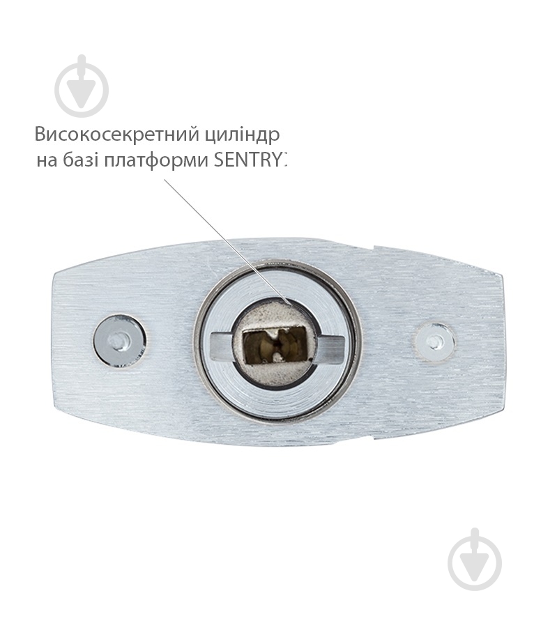 Замок навісний Abloy PL330 SENTRY BA66EE 2KEY STR_B NR_shackle BOX відкритий (амбарний) - фото 3