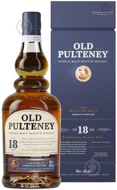 Виски Old Pulteney 18yo 0,7 л - фото 1 Виски Old Pulteney 18yo 0,7 л - фото 1