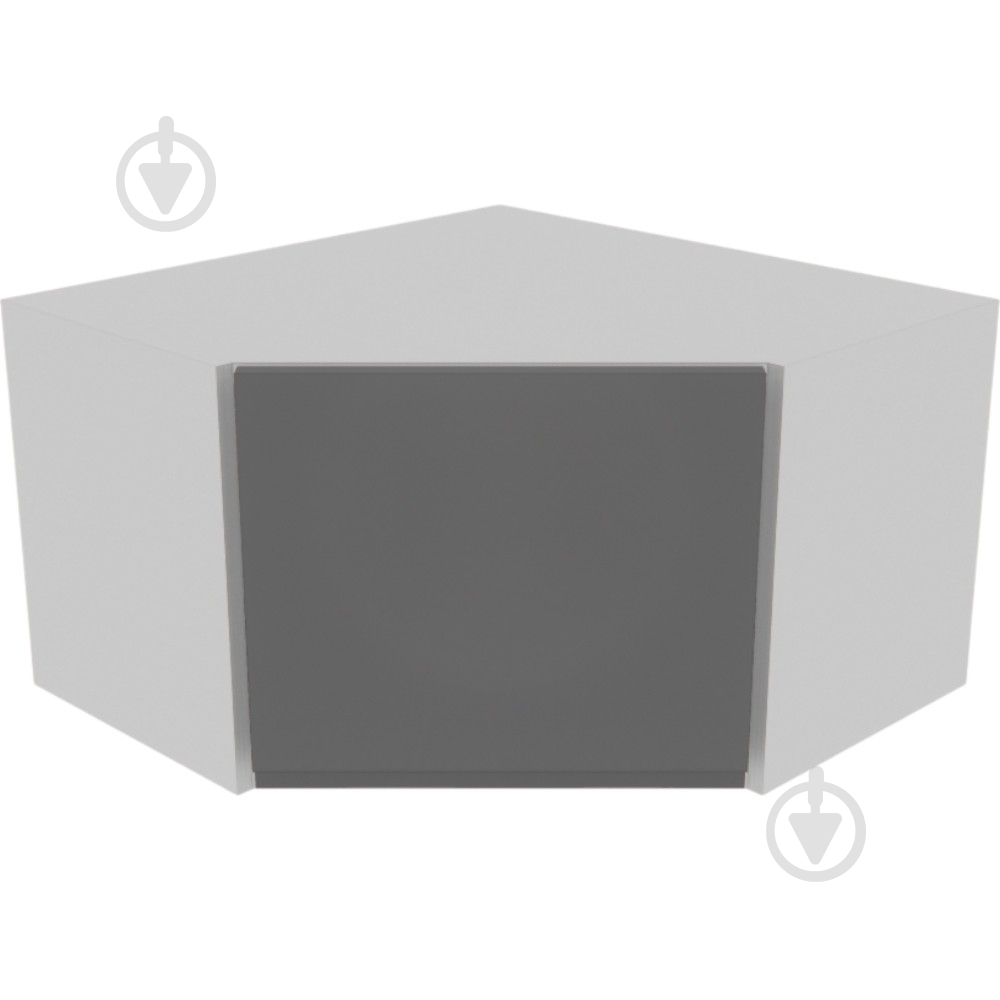 Шкаф Влада (А 60х60 (320)правая) графит/пепельный Світ Меблів - фото 1