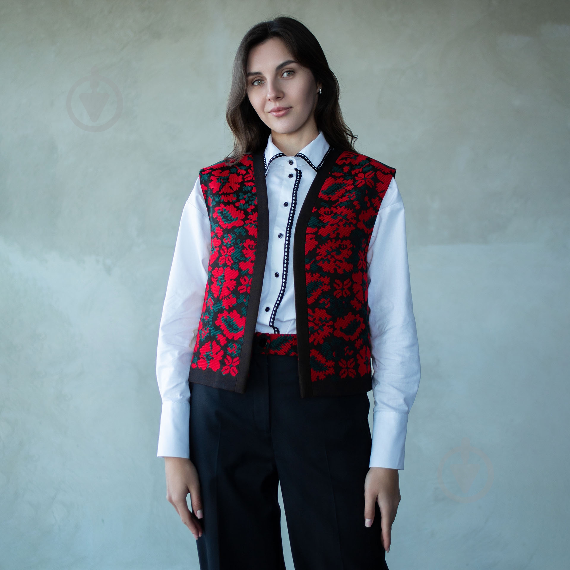 Жилет Эдельвика 446-25/00 р.XS черный с красным - фото 2 Жилет Эдельвика 446-25/00 р.XS черный с красным - фото 2