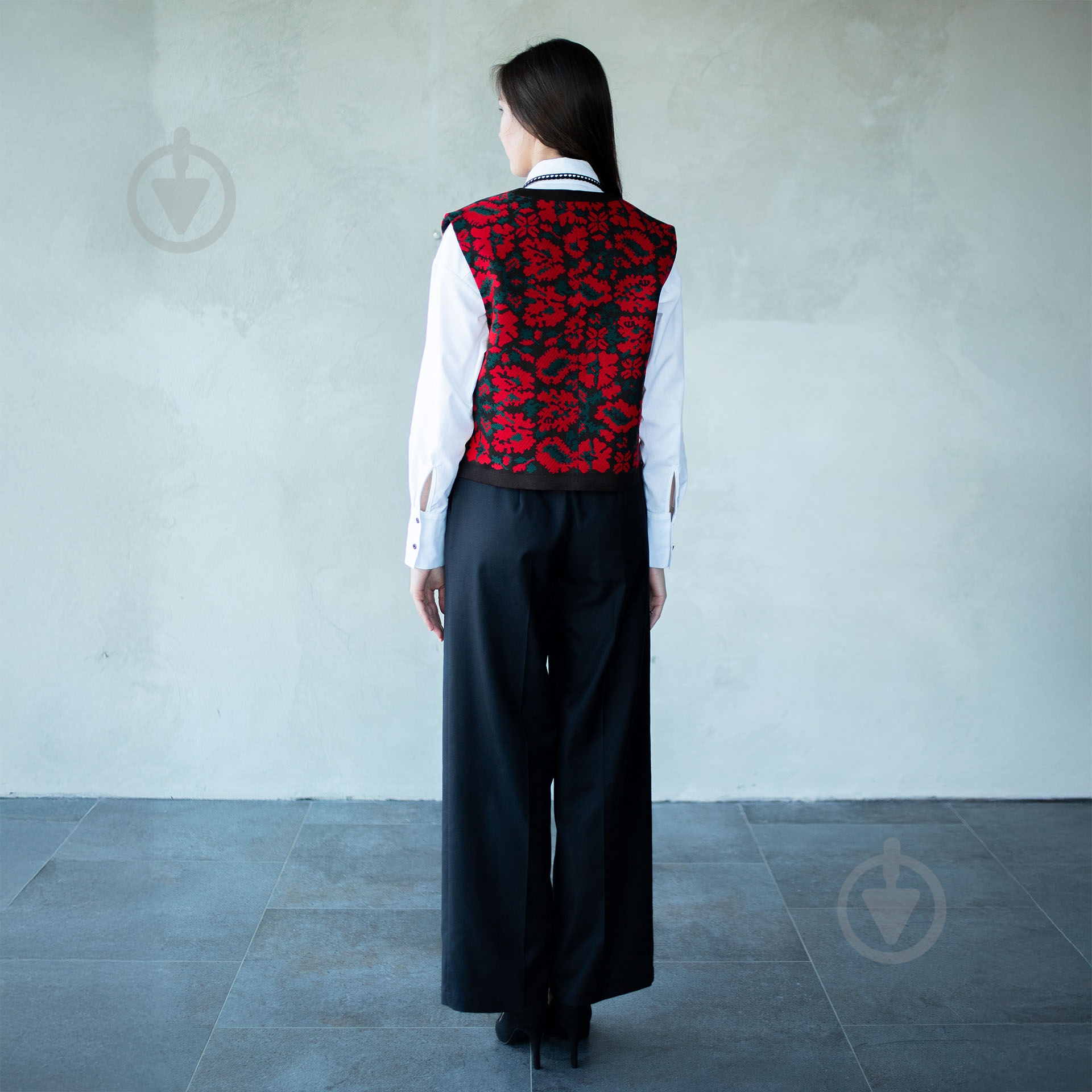 Жилет Эдельвика 446-25/00 р.XS черный с красным - фото 5 Жилет Эдельвика 446-25/00 р.XS черный с красным - фото 5